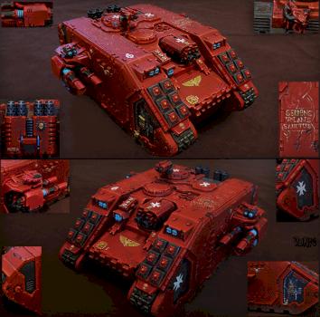 Red Seraphim Land Raider by Runic