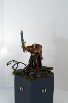 Blood Angel Captain by PsyCrow