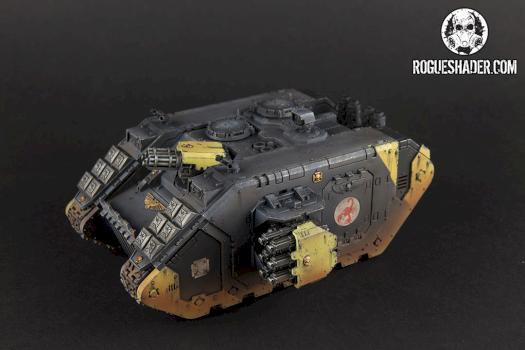 Red Scorpions Land Raider Crusader by RogueShader