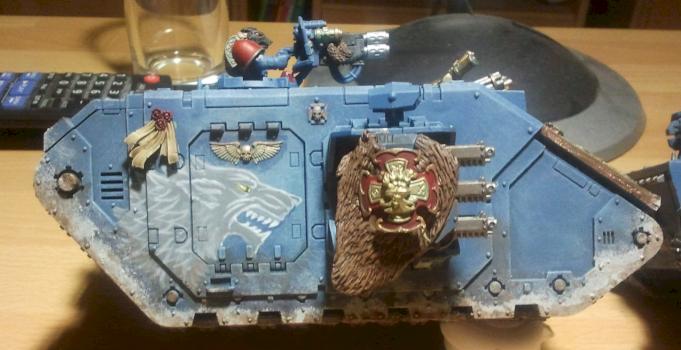 Space Wolves Land Raider by :Red Dragon: