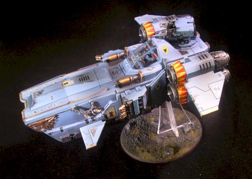 Space Wolves Stormwolf Gunship/Transporter by P4Painting