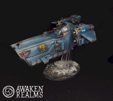 NEW Space Wolves Stormwolf transporter by Awaken Realms