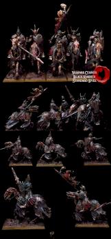 Vampire Counts Black Knights by SavageDPainting
