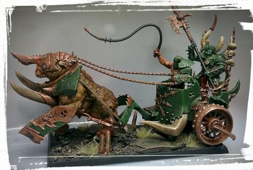 Warriors of chaos chariot by ghazghull
