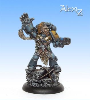 Space Marine Wolf Guard by Alexi Z