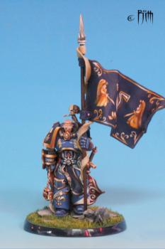 Ultramarines Space Marine Standerd Bearer 02 by BOCHI