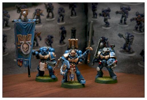 Ultamarines Command Squad by endoflife