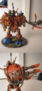 Chaos Dreadnaught with fiery theme by twibles