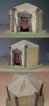 Warhammer scenery : Orc Hut by xn3city