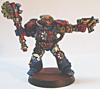 Crimson Fists Tech-marine - WIP by Briareos