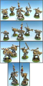 Iron Warrior trupp by Blackcors Painting