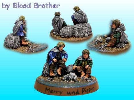 Merry and Pippin Small Diorama by Blood Brother
