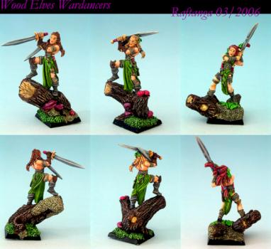 Wood Elves Wardancers by phael_minis