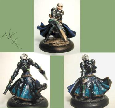 Mercenary Warcaster Ashlynn d'Elyse by ALizardInCrimson