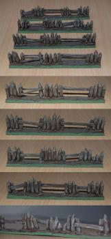 Warhammer scenery : fence by xn3city