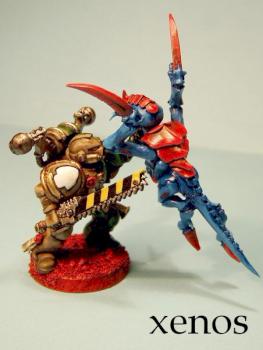 Marine vs hormagant by xenos