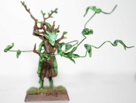 Converted Vine Attacking Dryad by jcord1975