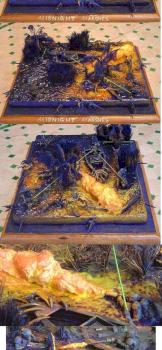 Midnight Marshes diorama by greenskintau