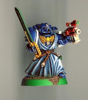 Space Marine Veteran Sergeant by wallydoo