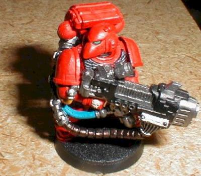 Blood Angels Plasmacannon SpaceMarine by BlackBob