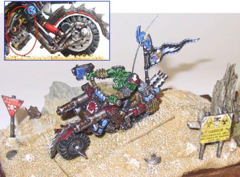 Ork Bikerboss - Brakeless Warband by Fabio