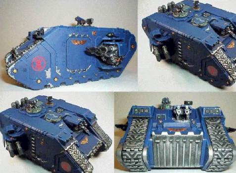 Crimson fist Land Raider by R Grella