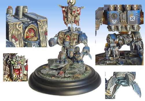 Forge world ultramarines dreadnought by miniatureheaven