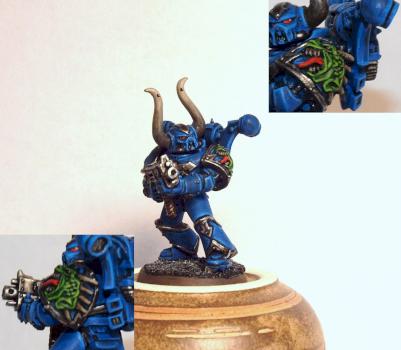 Chaos Space Marine (Alpha Legion) by Fufein