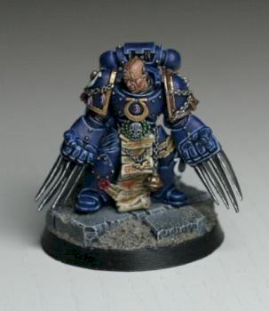 Ultramarines Captain Sicarius special issue model by Vadskær