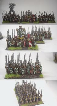 Warmaster (10mm) High Elf - 2nd Unit Spearmen by Guthwine