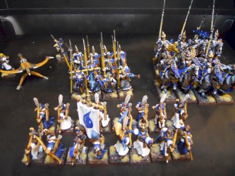 High Elves Batallion by hazelanne