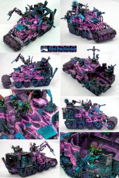 Flamin Pink Orc Battlewagon by RevenantDrag00n
