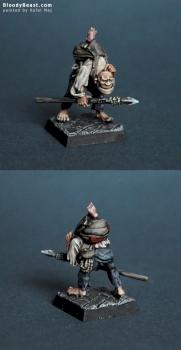 Mordheim Undead Dreg with Spear by BloodyBeast.com
