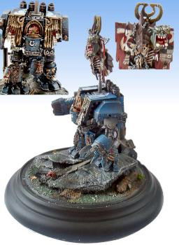 Forge world ultramarines dreadnought by miniatureheaven