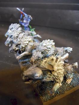 Vampire Counts Dire Wolves by hazelanne