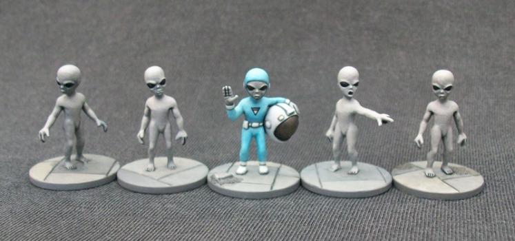 Tengu Models Grey Aliens by blackstone