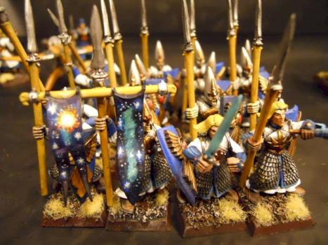 High Elves Spearmen by hazelanne