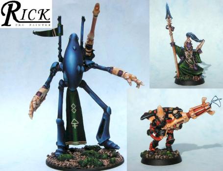 1500pt Eldar Army by rickpropainter