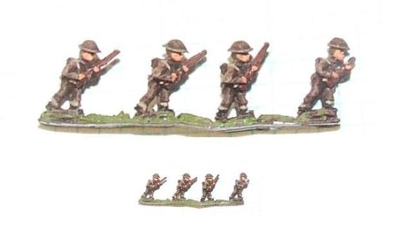 World War 2 british Infantry (6mm) by Marching in Colour