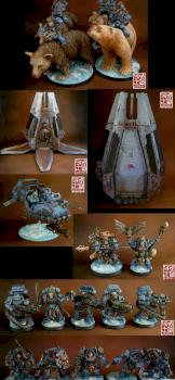 space wolves army by caiman