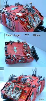 Blood Angel Rhino by senfone
