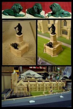 Cromwell's Lion by snuurg, sculptor