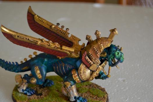Tomb Kings Necrosphinx by bobflow