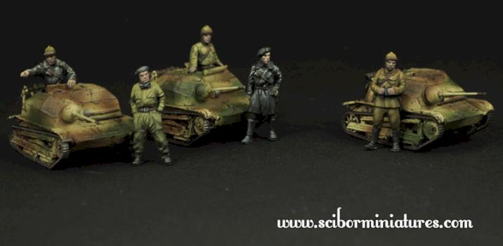 Polish Tankette TKS crew - 1:72 scale by Scibor