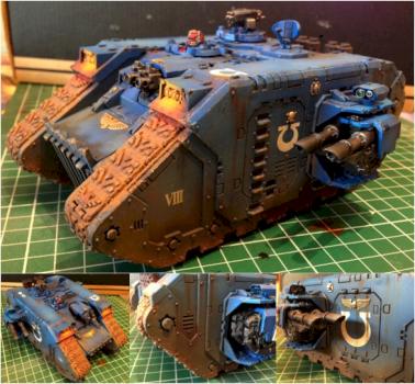 Ultramarine Land Raider by HeavyTankBuilder