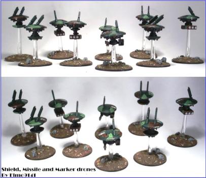 Shield, Missile and Marker Drones by Elmo9141