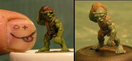 Redcap Goblin by snuurg, sculptor