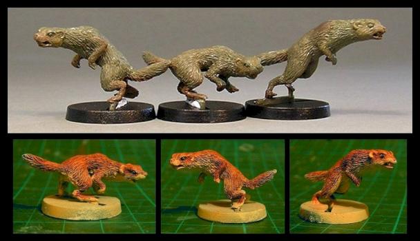 wascally weasels by snuurg, sculptor