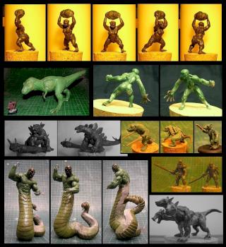 backburner bits by snuurg, sculptor