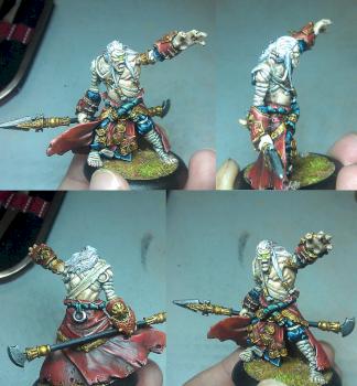 Skorne warbeast Cyclops Shaman by St.Loong